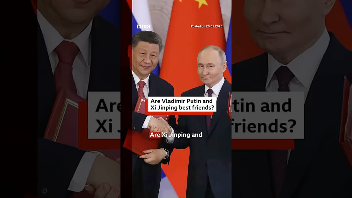 Are Xi and Putin Best Friends, or Is It Just Geopolitics? #BBCNews