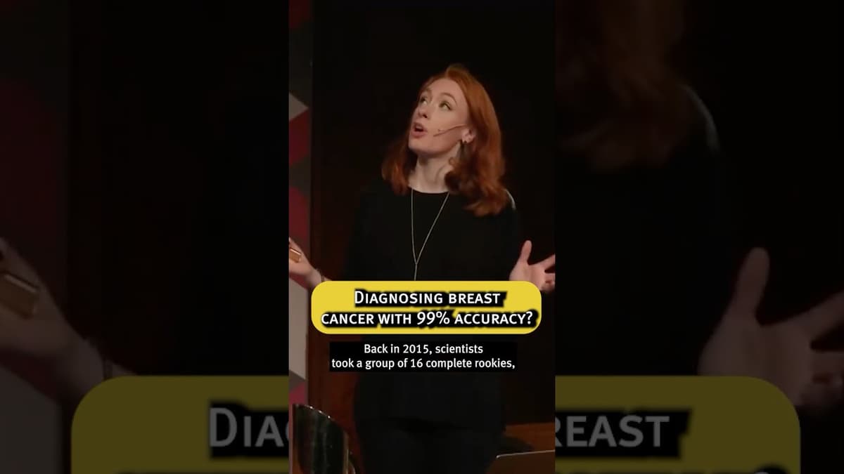 Scientists Trained WHO to Diagnose Breast Cancer? With Hannah Fry #shorts #science #hannahfry