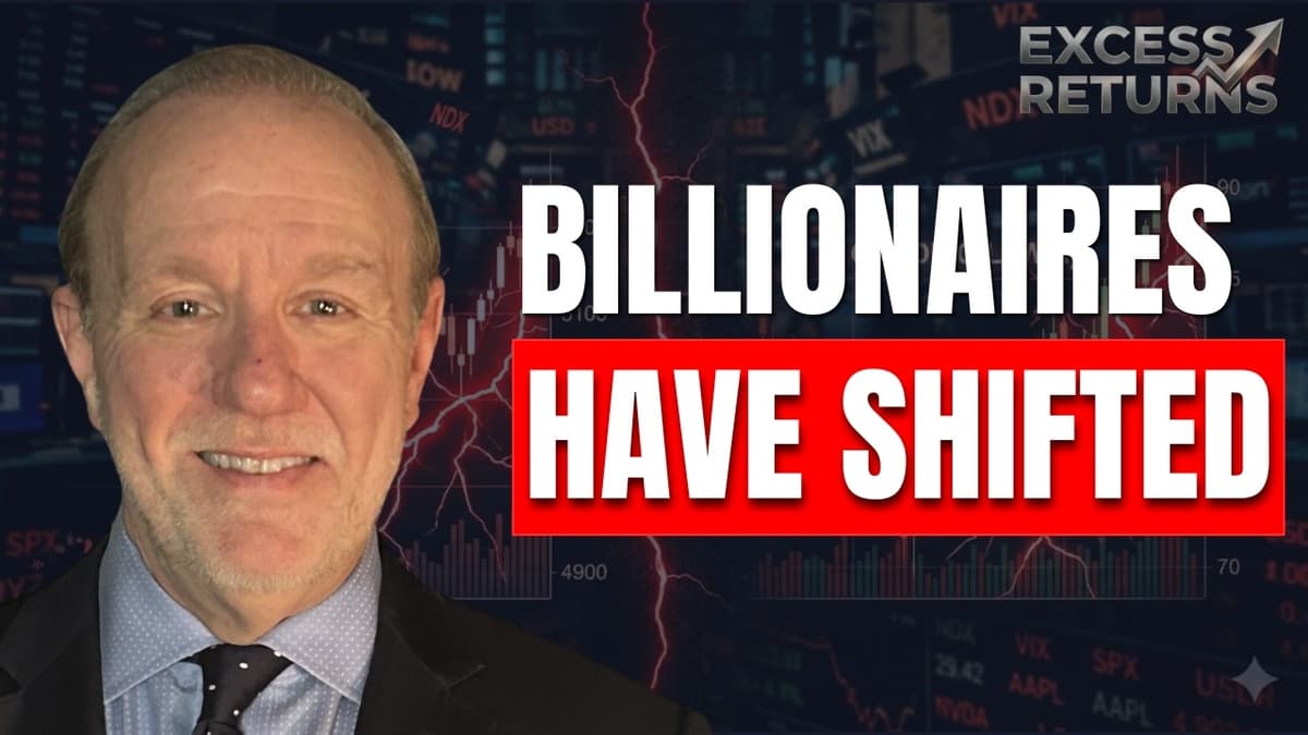 Tech Spending Has a Cash Problem | Jim Paulsen on the Two Signals That Could Trigger a Correction