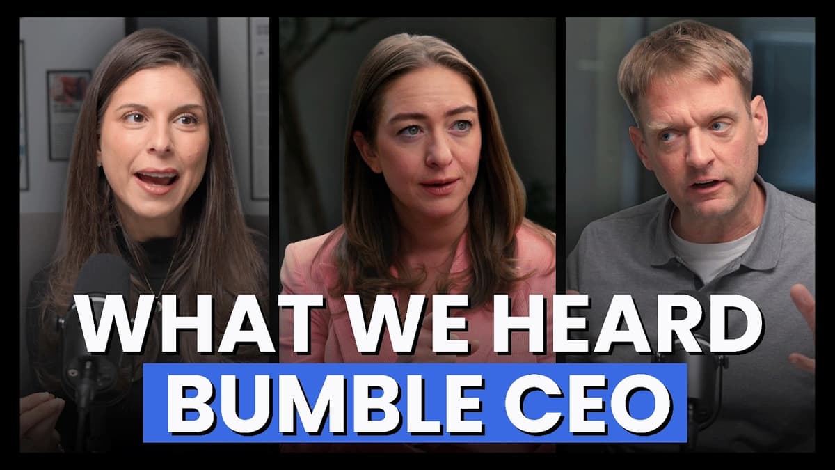 What Bumble’s CEO Revealed About the Future of Dating | The Axios Show Recap