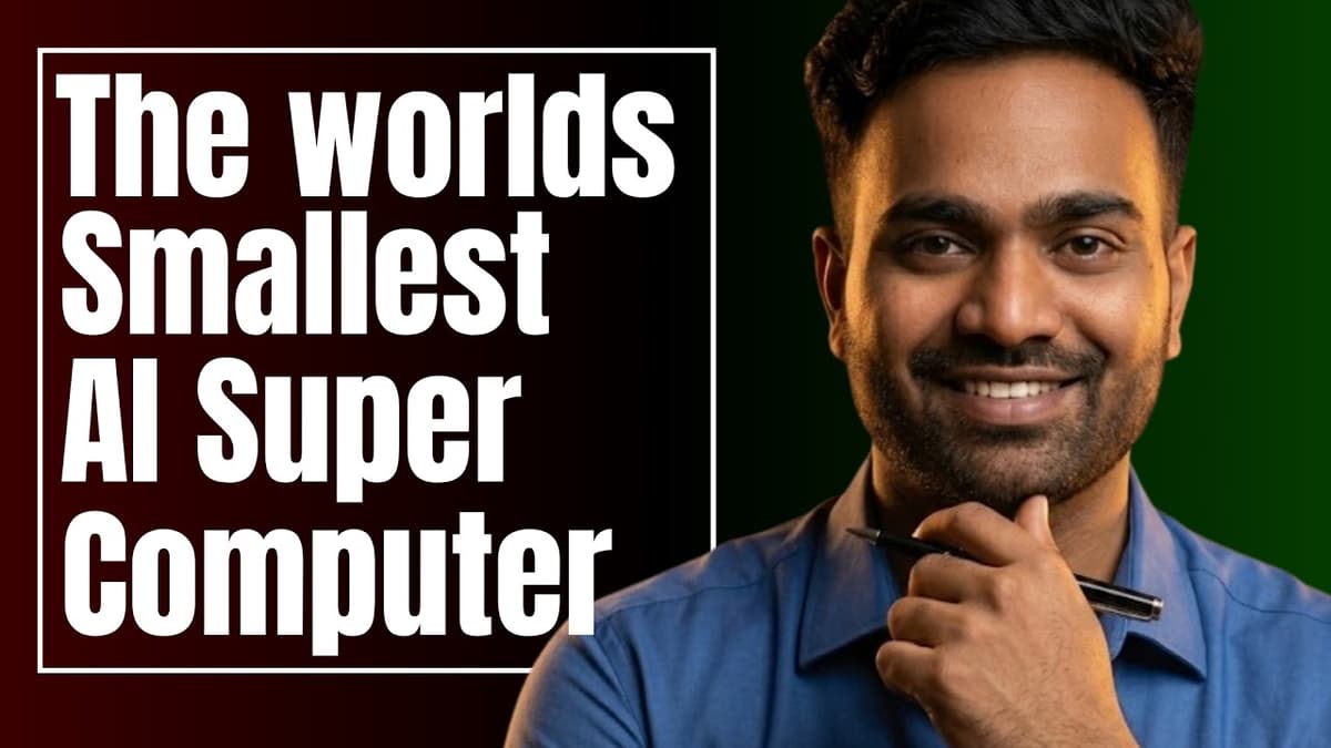 NVIDIA Gifted Me This AI Super Computer 🎉