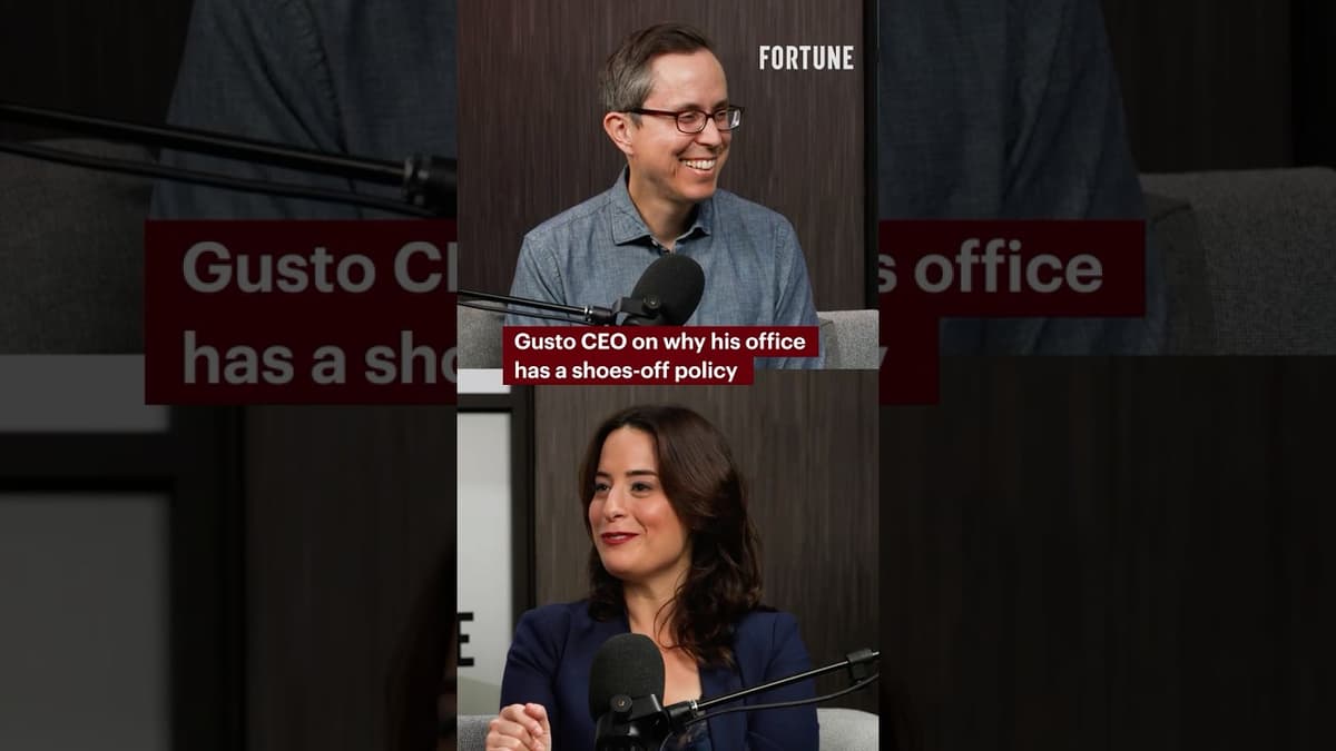 Gusto CEO on Why His Office Has a Shoes-Off Policy #Gusto #office