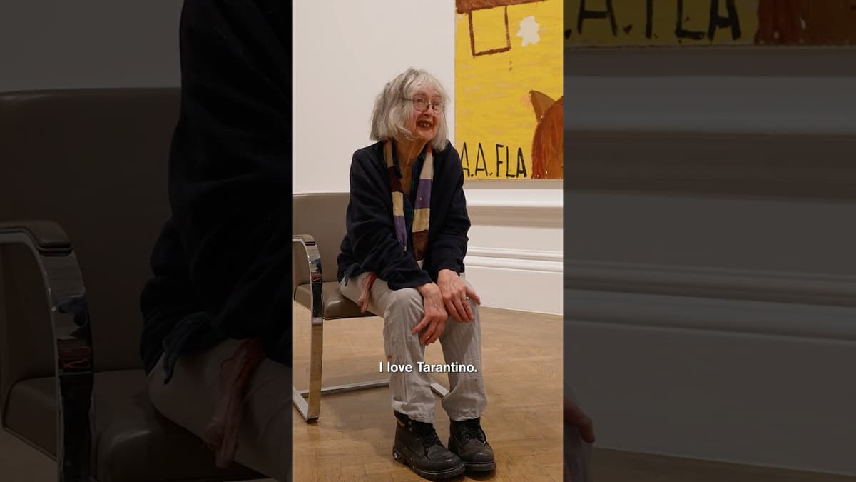 "I Love Tarantino" | Rose Wylie