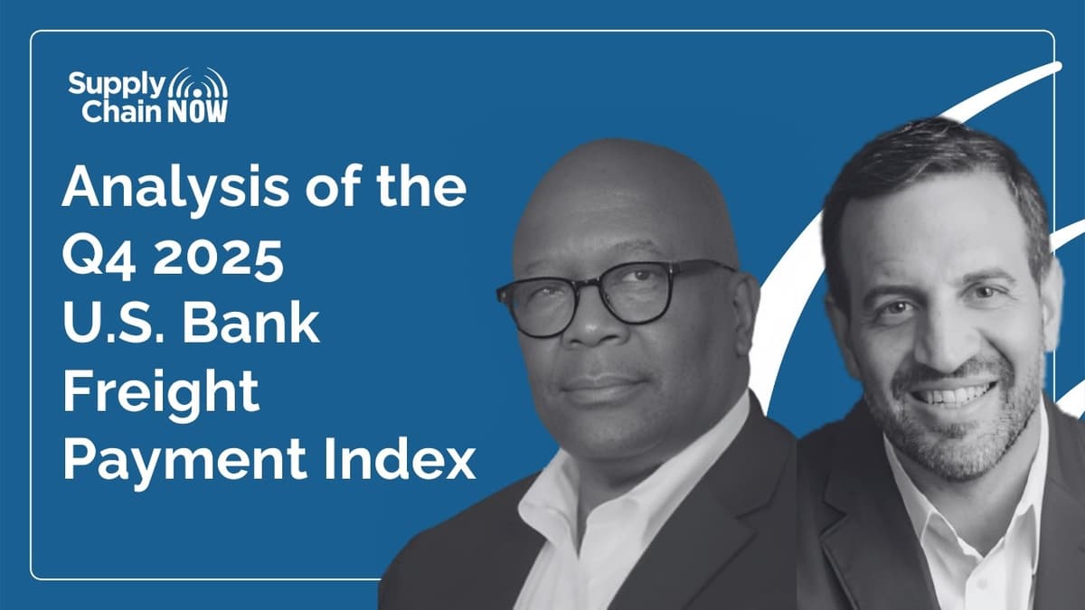 Analysis of the Q4 2025 U S  Bank Freight Payment Index