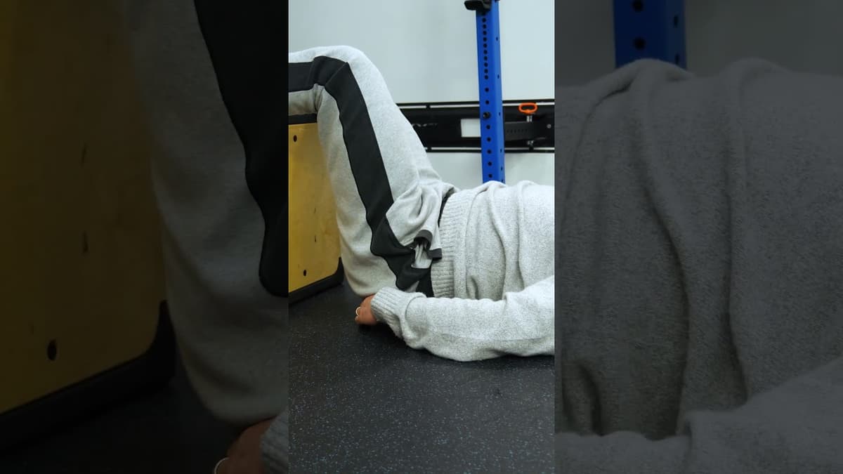 Lacrosse Ball Glute Release for Low Back Tightness (Legs-Up Decompression)