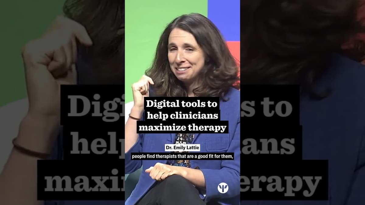 Digital Tools to Help Maximize Therapy | APA 2025 #therapy #technology #shorts