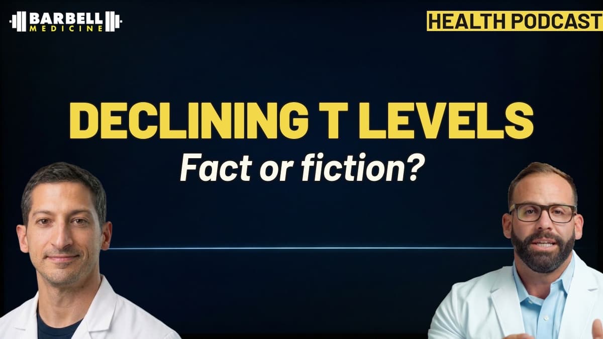 Is the 1% Per Year Testosterone Decline Actually Real?