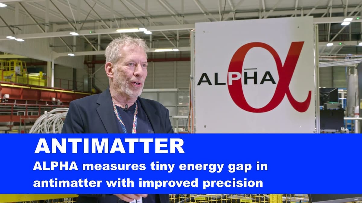ALPHA Measures Tiny Energy Gap in Antimatter with Improved Precision