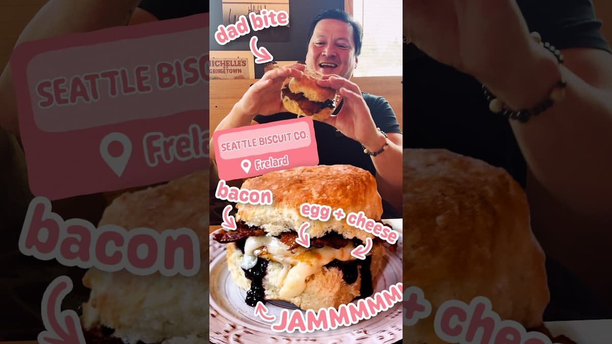 Breakfast Sandwiches at Seattle Biscuit Company with Zoe Kahn!