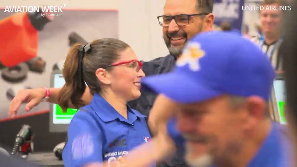 Father-Daughter Duo Shares Aviation Passion at Aerospace Maintenance Competition