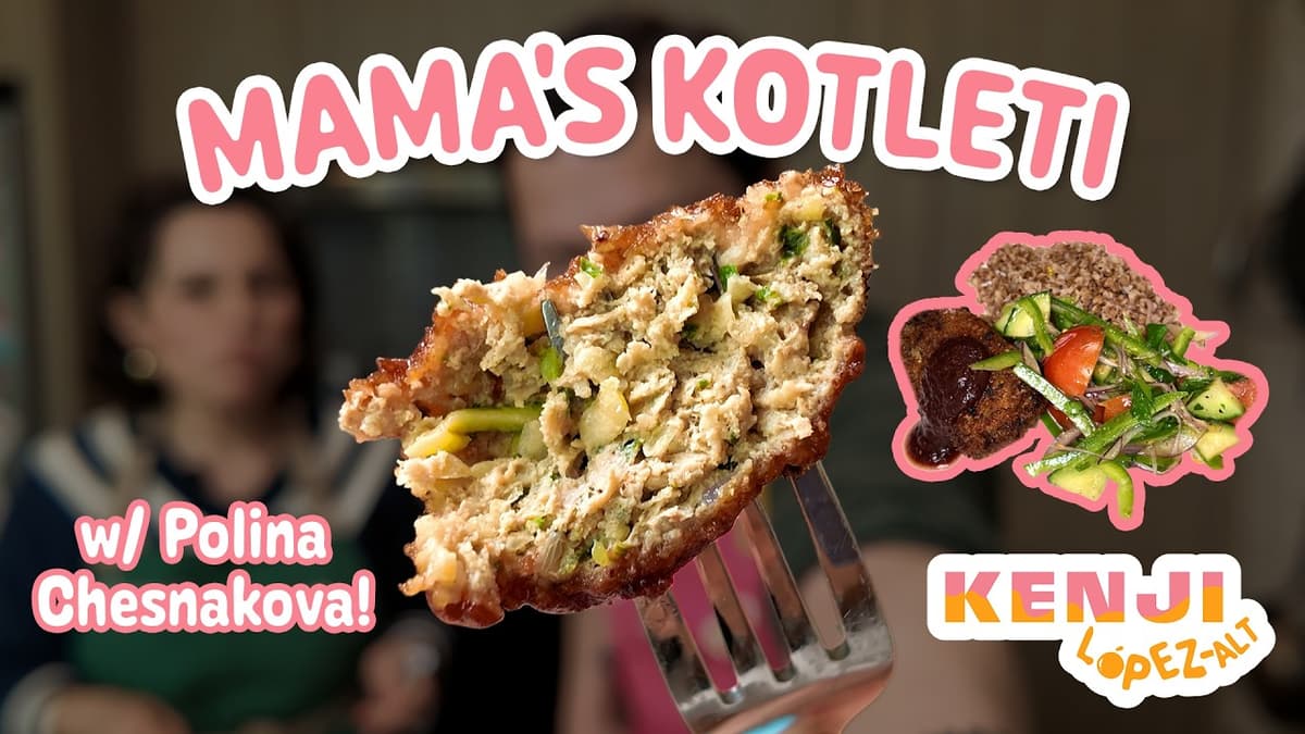 Making Mama’s Kotleti with Polina Chesnakova