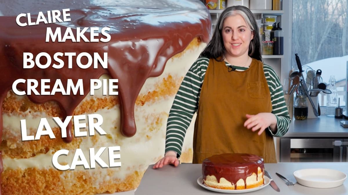 I Turned Boston Cream Pie Into a Layer Cake | Claire Saffitz | Dessert Person