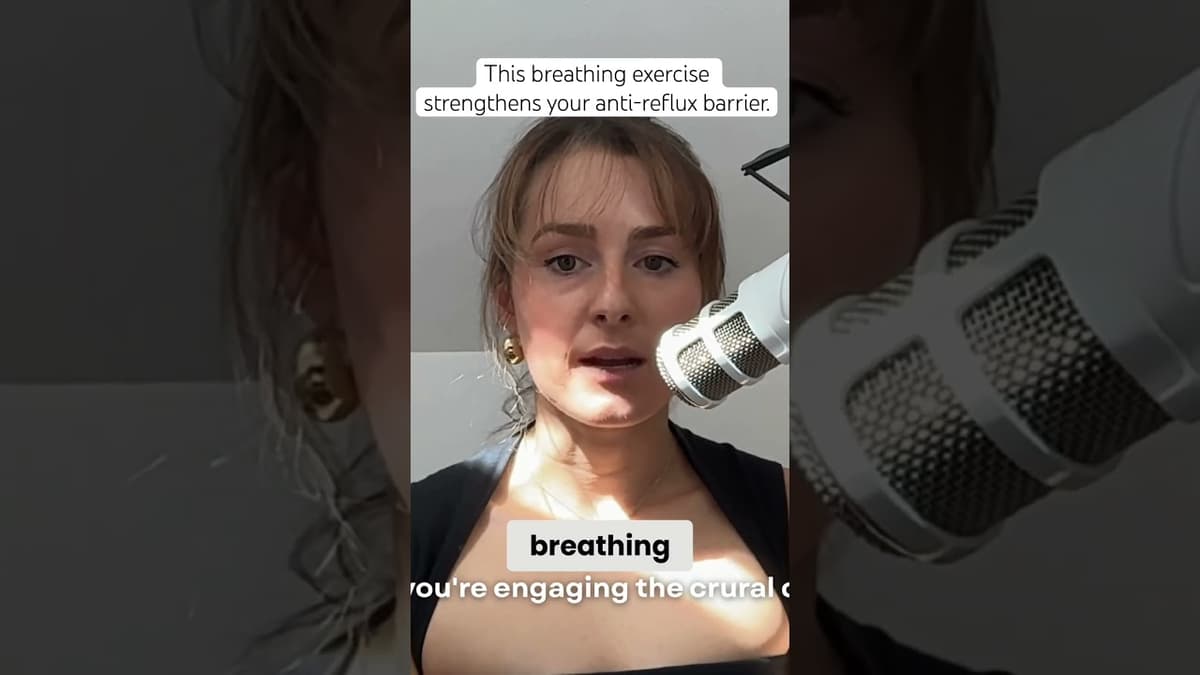 This Breathing Exercise Strengthens Your LES and Helps Prevent Reflux.