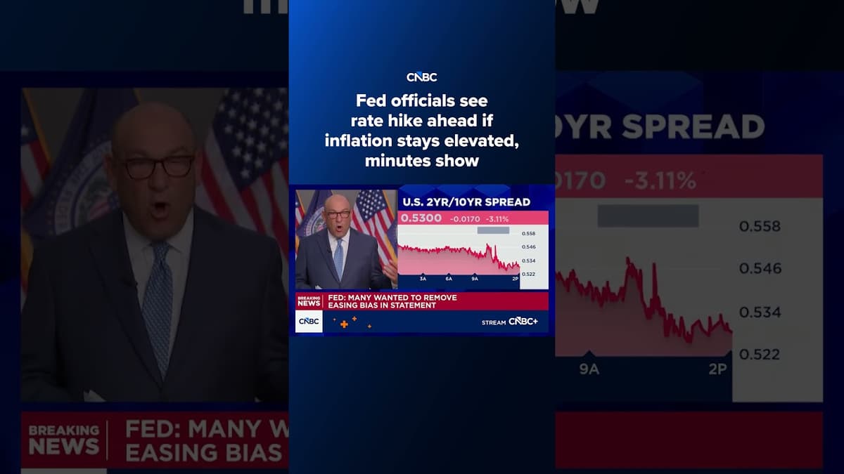 Fed Officials See Rate Hike Ahead if Inflation Stays Elevated, Minutes Show