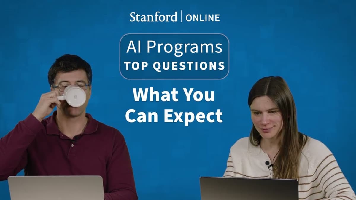 Stanford Online AI Programs Top Questions: What's the Learning Experience Like?