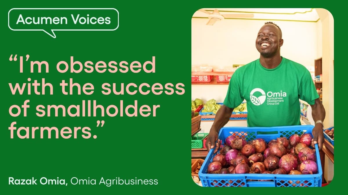 Why Razak Omia Left a Stable Job to Build for Smallholder Farmers in Uganda