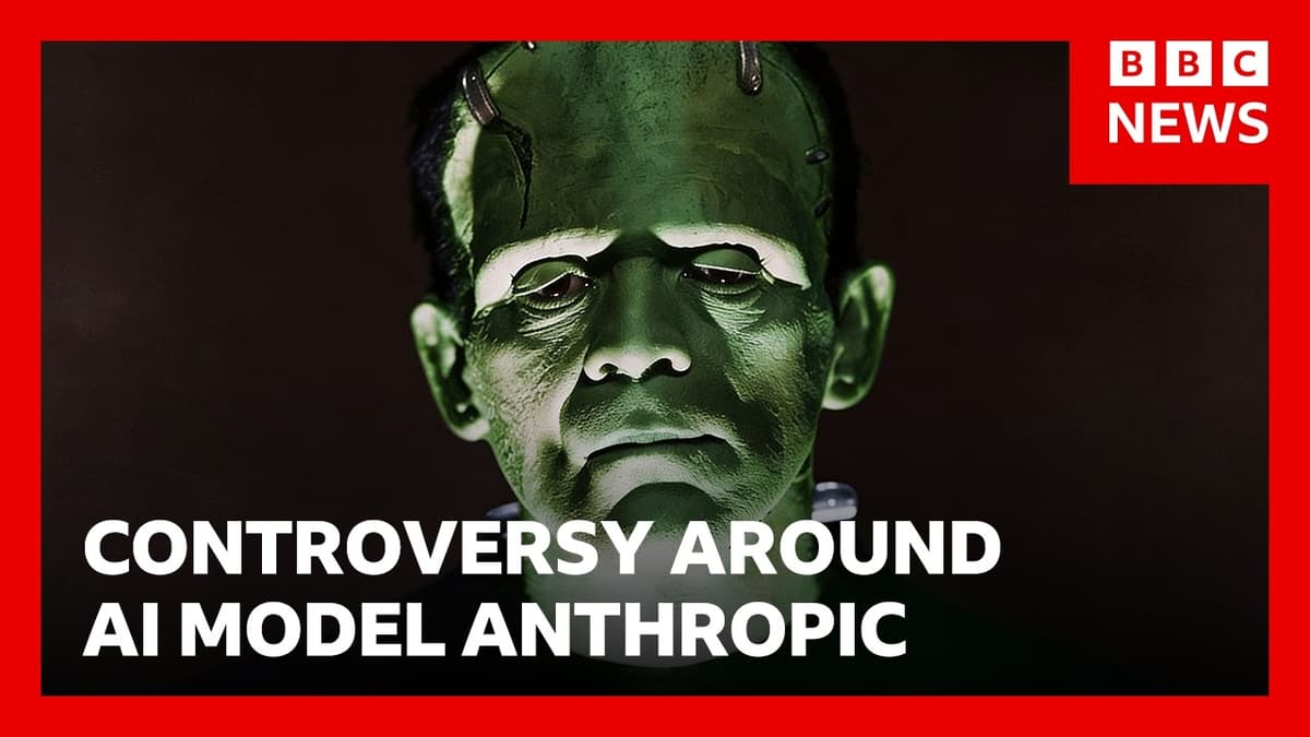 'Is Anthropic the New Dr Frankenstein?' | BBC News