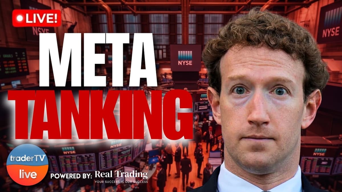 META CRASHES 10% 📉 Google & Microsoft Soar as AI War Hits Turning Point | Stock Market Live