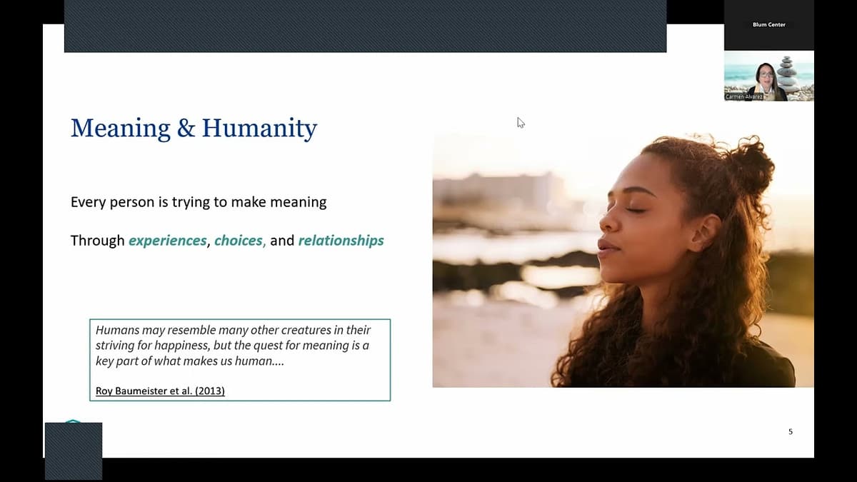 Blum Center Program: Meaning, Purpose, and the Science of Fulfillment