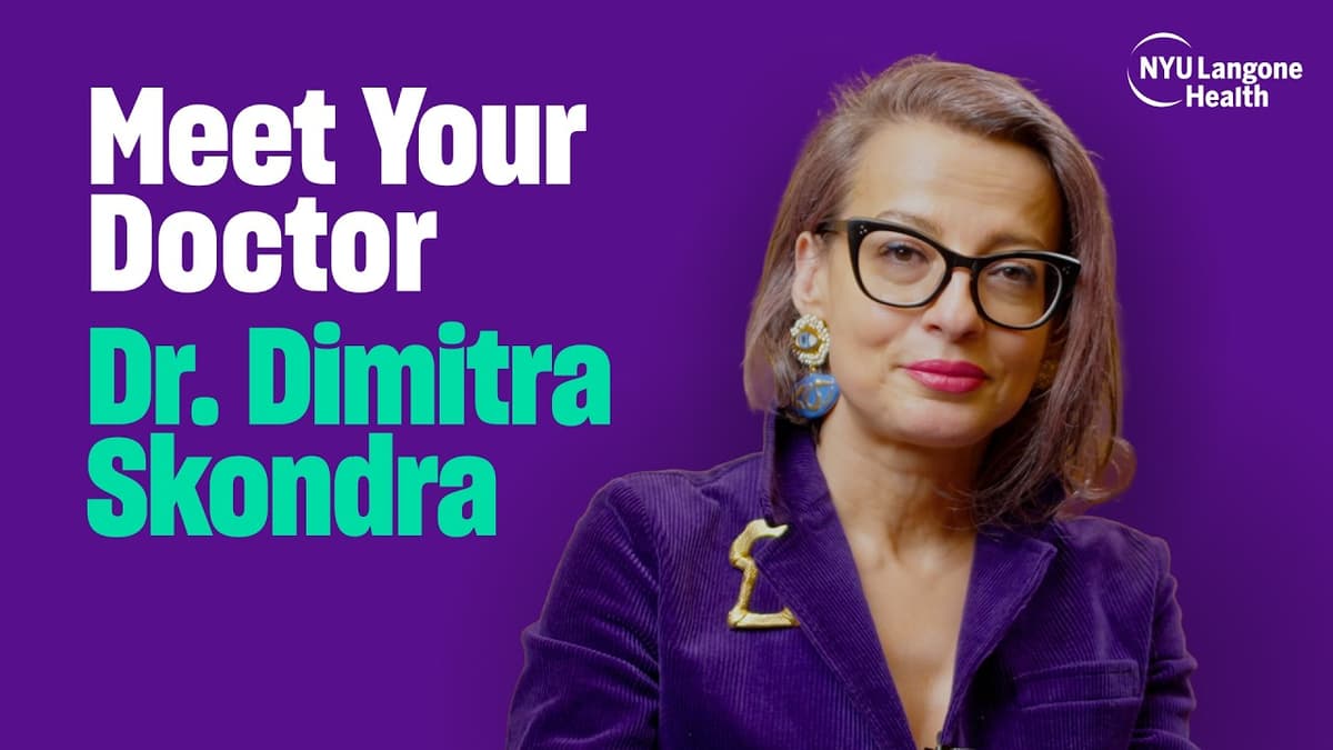 Meet Dr. Dimitra Skondra, Retinal Surgeon | NYU Langone Health