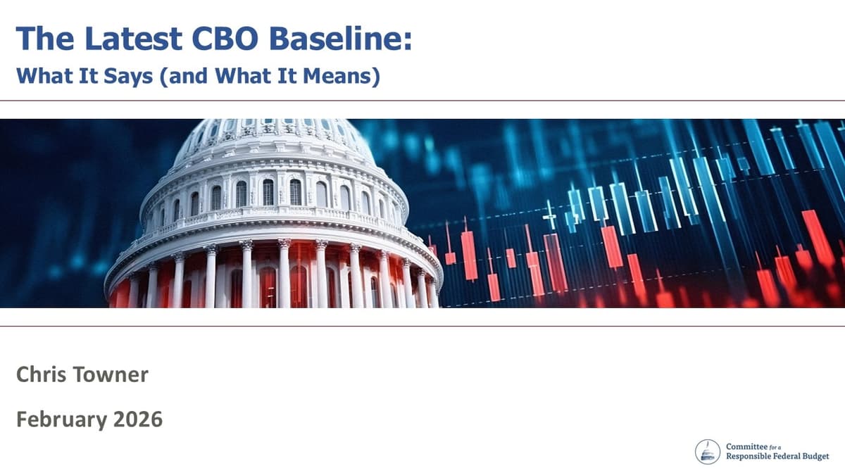 The February 2026 CBO Baseline: What It Says (and What It Means)