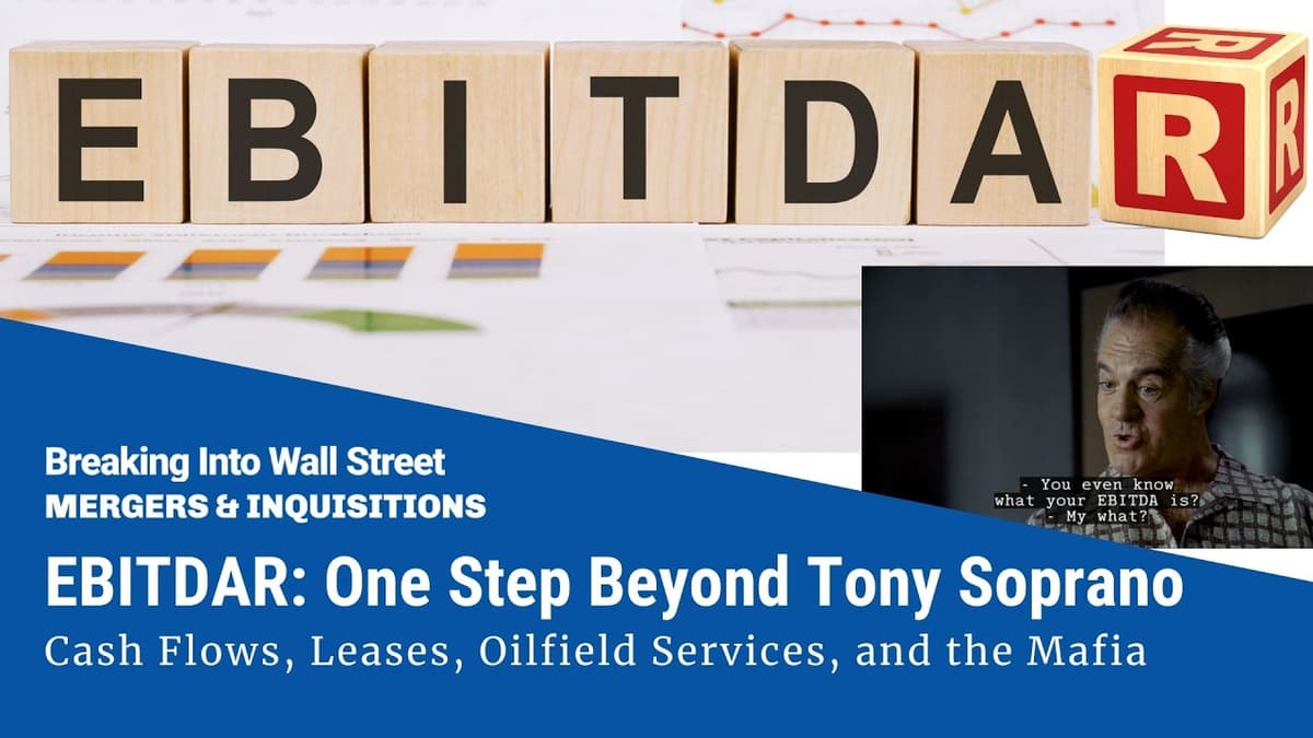 EBITDAR: One Step Beyond Tony Soprano in Corporate Finance