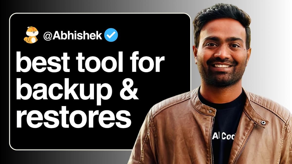 This FREE Tool Can Help You Backup and Restore Anything at Enterprise Level.