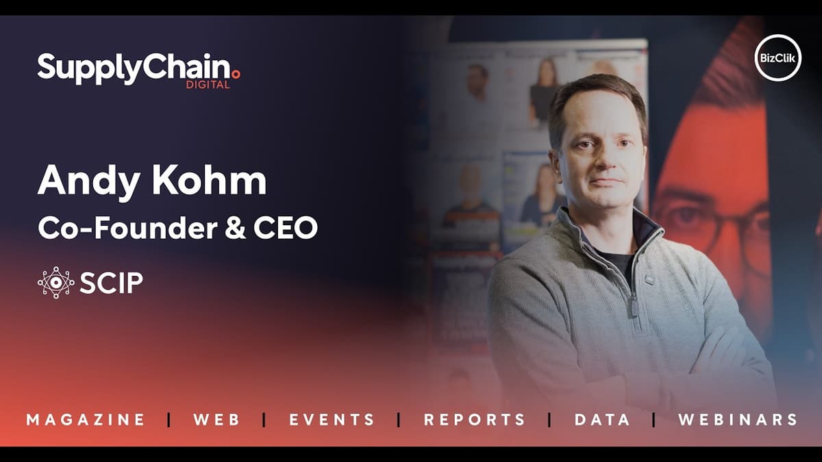 Mastering Decision Intelligence in Volatile Supply Chains | Andy Kohm, SCIP at Manifest 2026