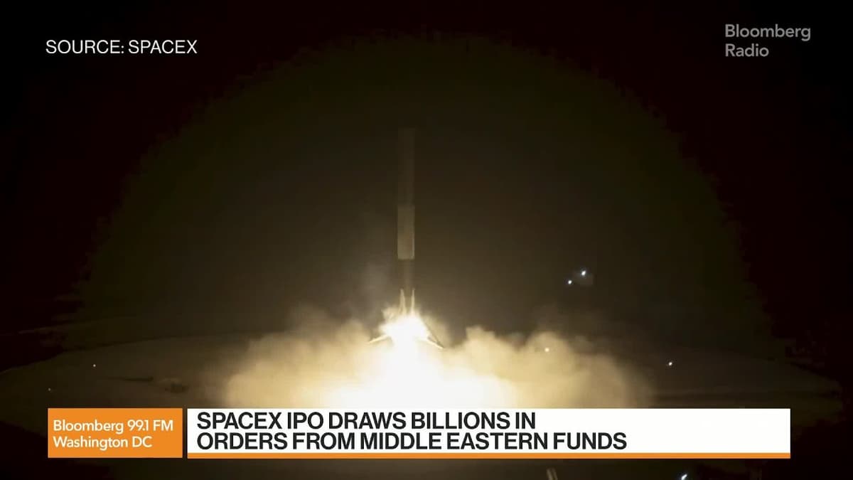 SpaceX IPO Draws Billions in Orders From Middle Eastern Funds