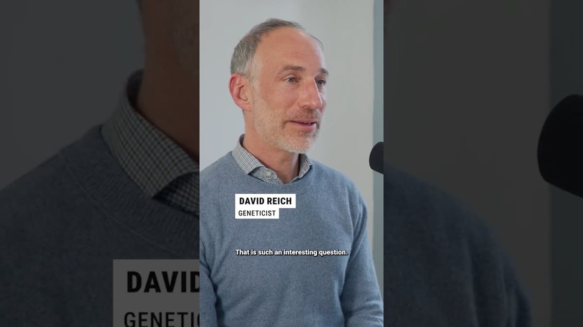 Why Humans Didn't Farm 50,000 Years Ago - David Reich