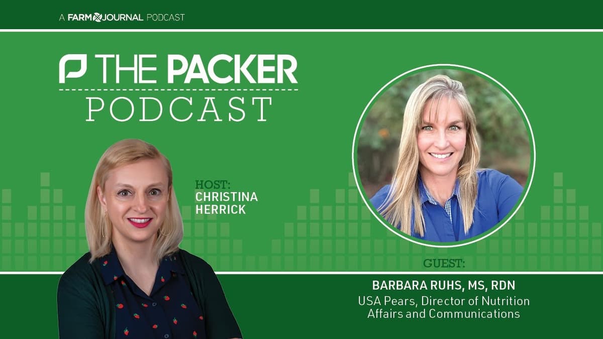 The Packer Podcast: Fibermaxxing and Why Pears Are the Perfect Superfood for Modern Nutrition Trends