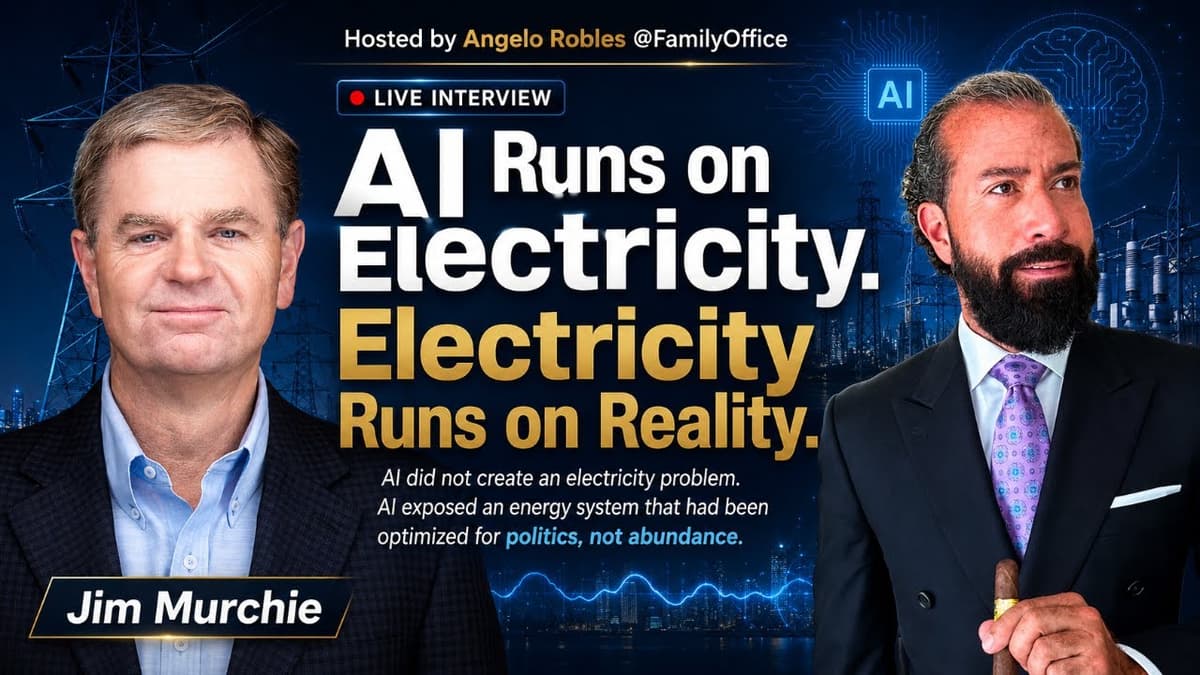 AI Runs on Electricity. Electricity Runs on Reality 📱