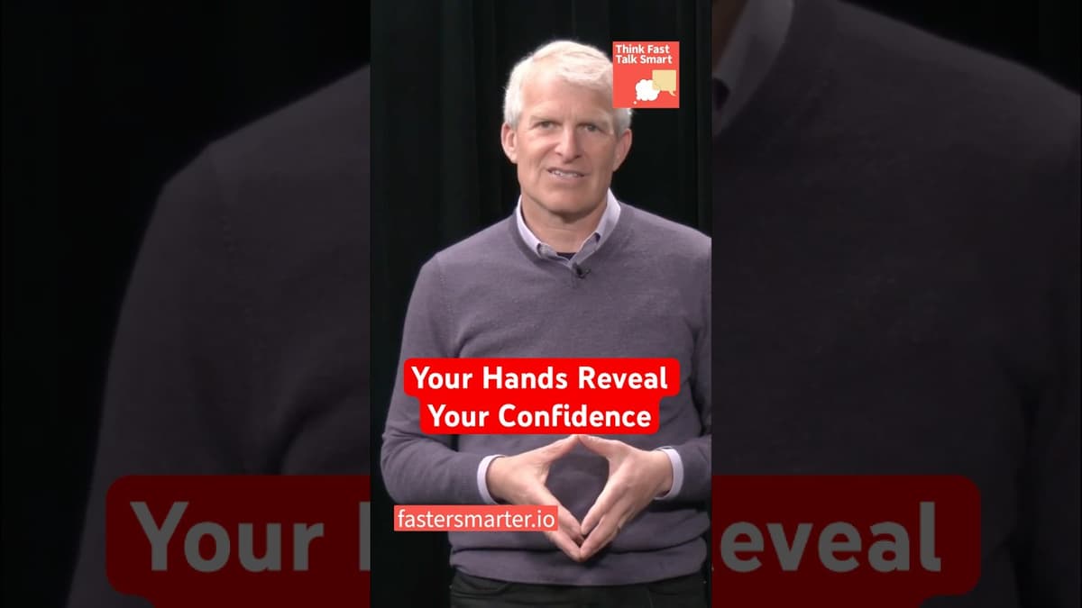 Your Hands Reveal Your Confidence