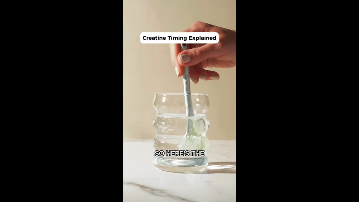 Creatine Timing Explained