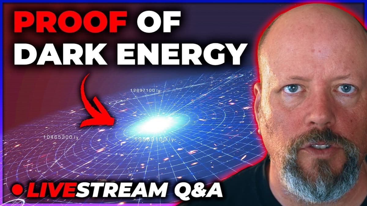 How Do We Know Dark Energy Exists? [Q&A Livestream]