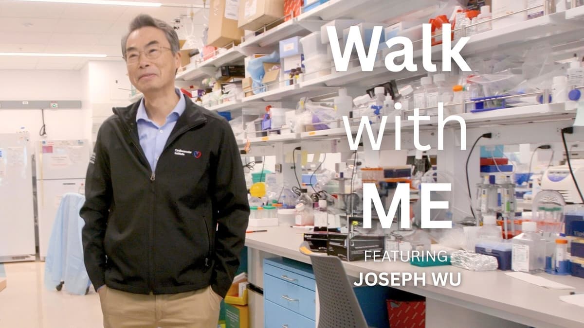 Walk With Me: Joseph Wu, Cardiologist Studying Stem Cells and Heart Disease
