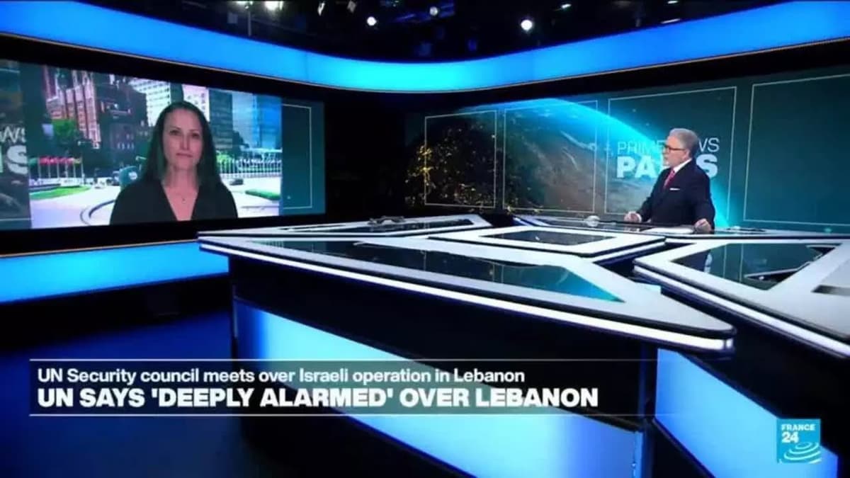 France 24's Jessica Le Masurier Reports Ahead of UNSC Meeting on Lebanon • FRANCE 24 English