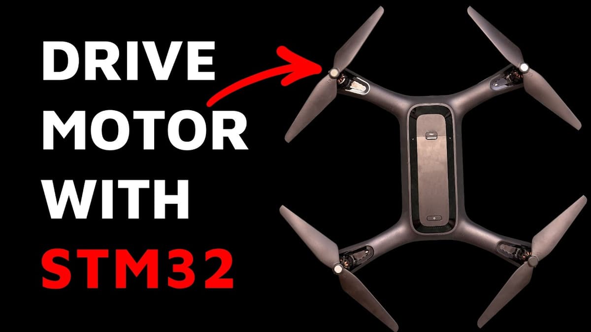 Driving a Motor with STM32 | Quick Tutorial (Drone Example Using GaN Controller)