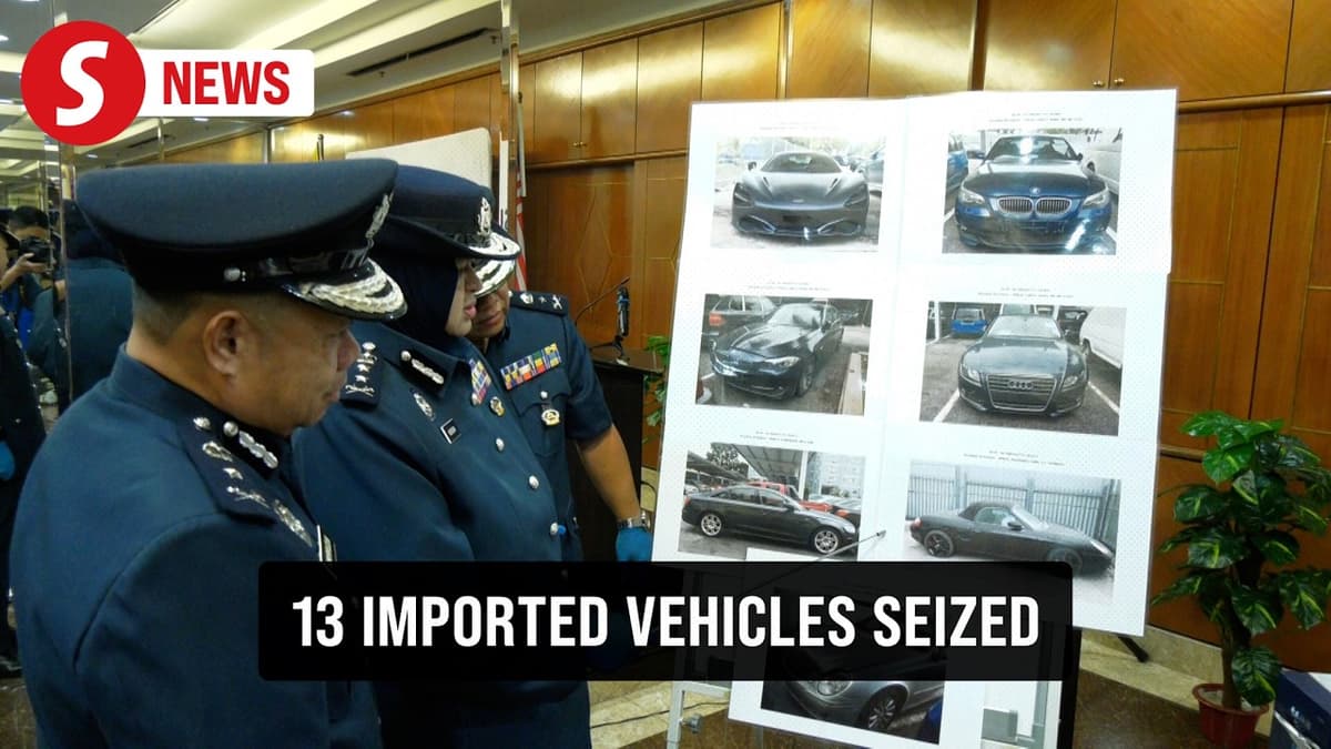 KL Customs Seizes 13 Imported Vehicles Overstaying Storage Worth RM4.61mil