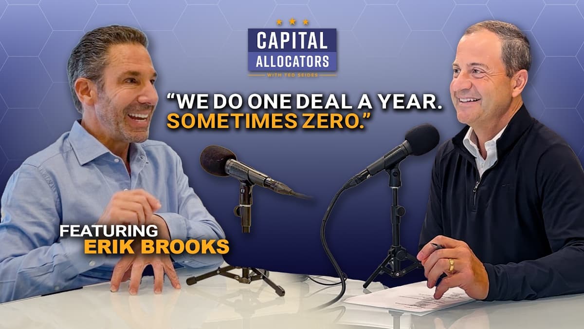 Operator-Led Private Equity at Ethos - Erik Brooks