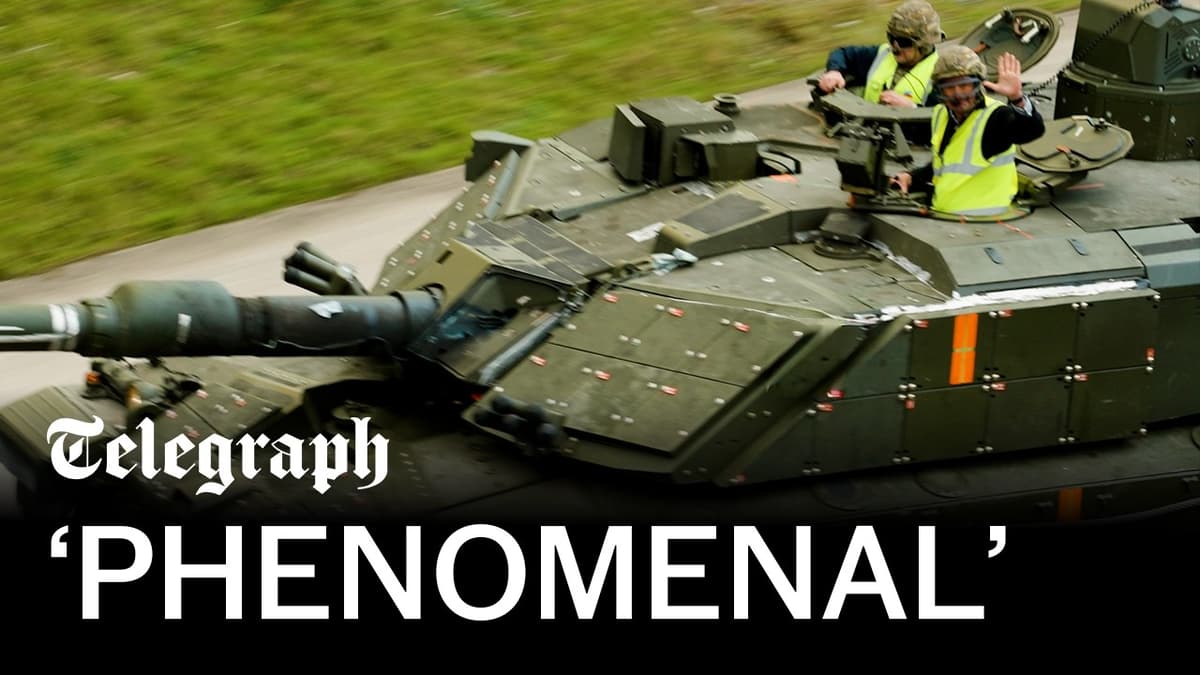 Former Tank Commander Test Drives Britain’s New Challenger 3