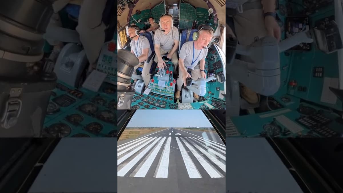 Not Your Typical Landing… IL-76 Edition 😳