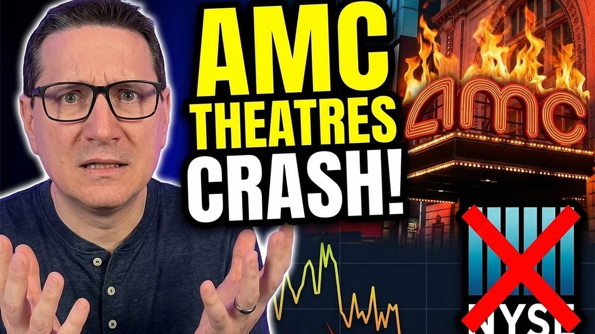 AMC Stock Crashes Below $1 - Bankruptcy And Delisting Explained