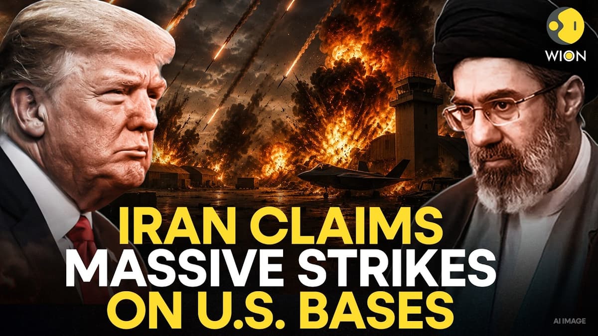 US-Iran War LIVE: Iran Hits Back? US Bases Targeted in Gulf Blast Claims | WION