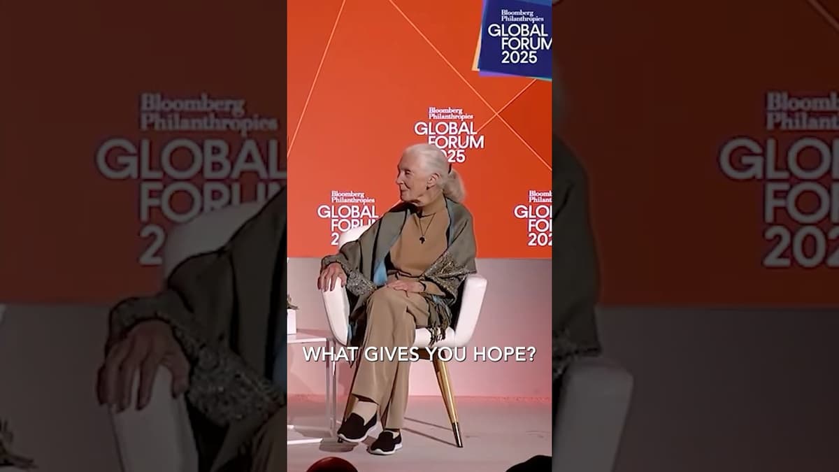 Why Dr. Jane Goodall Still Had Hope For Our Planet