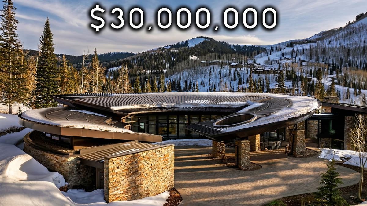 TOURING A FUTURISTIC Mansion In The Mountains