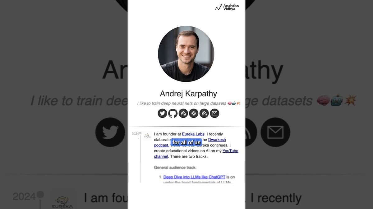 Andrej Karpathy Built GPT in 243 Lines?! Meet MicroGPT