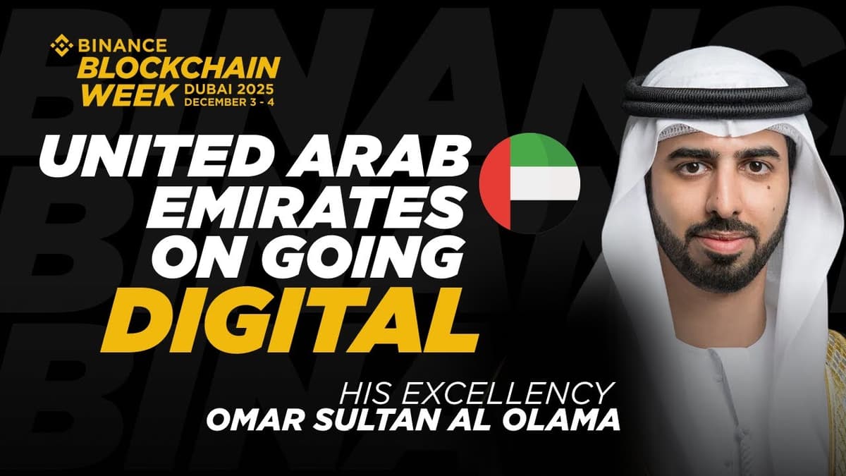 The Digital Foundation of UAE's Economy | His Excellency Omar Sultan Al Olama, United Arab Emirates