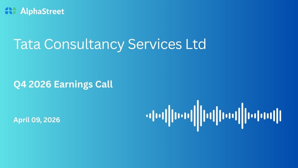 Tata Consultancy Services Ltd Q4 FY2025-26 Earnings Conference Call