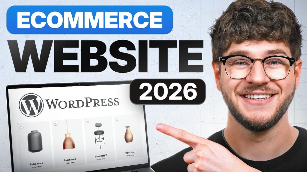 WordPress Ecommerce Website Tutorial 2026 - Step by Step